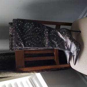 Jennifer Lopez boots, size 8.5 dark bronze